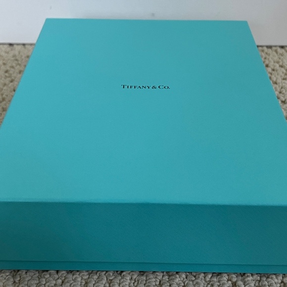 Tiffany & Co Blue Leather Necklace Jewelry Empty Display Presentation Case + Box - Picture 15 of 16